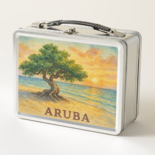 Aruba Eagle Beach Divi Tree Gouden Uur
