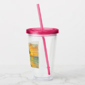 Aruba Eagle Beach Divi Tree Gouden Uur Acryl Drinkbeker (Links)