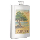 Aruba Eagle Beach Divi Tree Gouden Uur Flacon (Rechts)