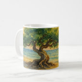 Aruba Eagle Beach Divi Tree Gouden Uur Koffiemok (Voorkant links)