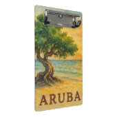 Aruba Eagle Beach Divi Tree Gouden Uur Mini Klembord (Schuin)