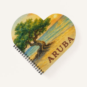 Aruba Eagle Beach Divi Tree Gouden Uur Notitieboek