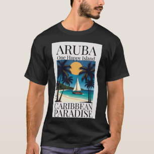 Aruba, Eén Gelukkig Eiland T-shirt