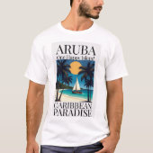 Aruba: één gelukkig eiland t-shirt (Voorkant)
