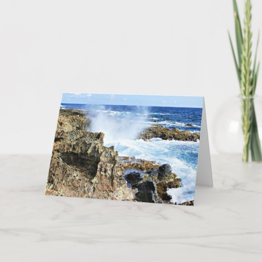 Aruba, eiland Caribische Zee Kaart (Voorkant)