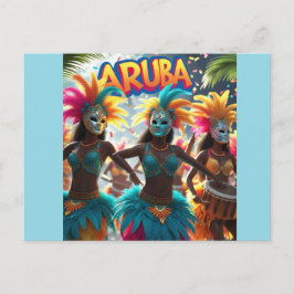 Aruba eiland verslaat stijgend feestdagenkaart