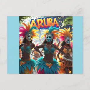Aruba eiland verslaat stijgend feestdagenkaart