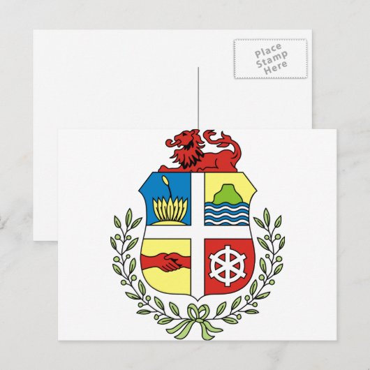 aruba embleem briefkaart (Voorkant / Achterkant)