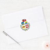 aruba embleem ronde sticker (Envelop)