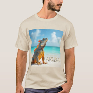 Aruba en Curacao geweldige hagedissen T-shirt