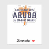 Aruba en Offroad Safaris Sticker (Vel)