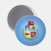 Aruba Erfgoed Embleem Magneet (Voorkant / Achterkant)