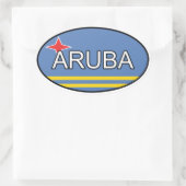 Aruba euro Sticker (Tas)