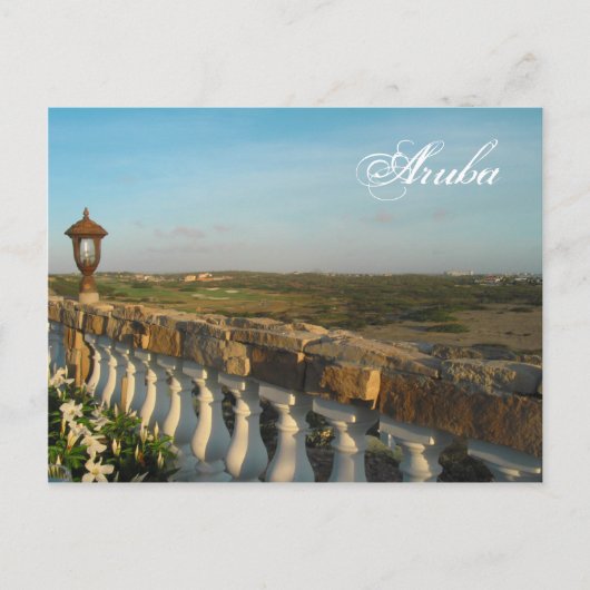 Aruba Evenings Briefkaart (Voorkant)