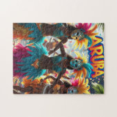 Aruba festival van sol carnaval legpuzzel (Horizontaal)