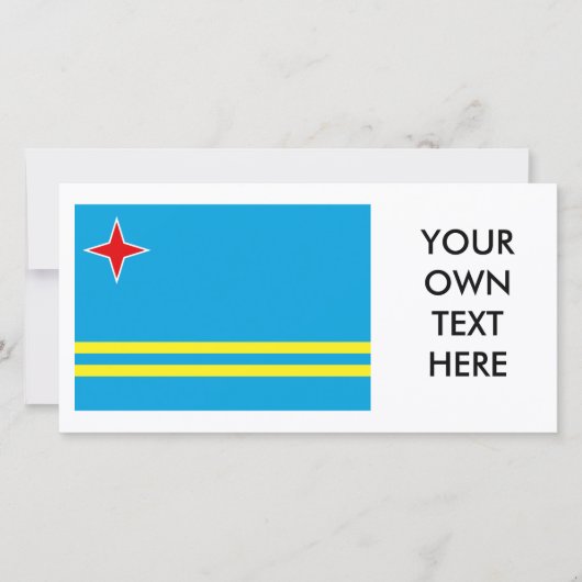 Aruba Flag (Voorkant)