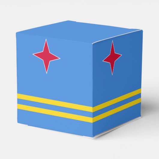Aruba Flag Bedankdoosjes (Achterkant)