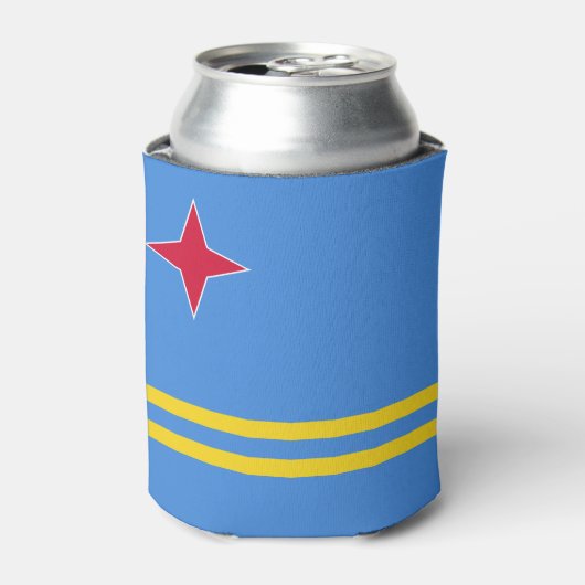 Aruba Flag Blikjeskoeler (Blikje Voorkant)
