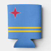 Aruba Flag Blikjeskoeler (Achterkant)
