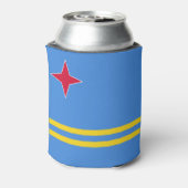 Aruba Flag Blikjeskoeler (Blikje Achterkant)