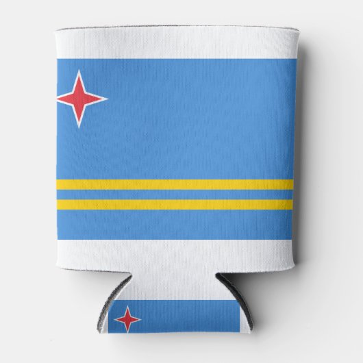 Aruba Flag Blikjeskoeler (Voorkant)