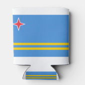 Aruba Flag Blikjeskoeler (Achterkant)