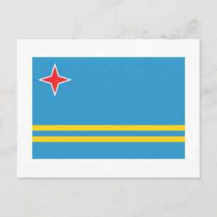 Aruba Flag Briefkaart