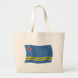 Aruba Flag Canvas tas