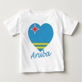Aruba Flag Heart (Voorkant)