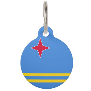 Aruba Flag Huisdierpenning