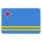 Aruba Flag Magneet (Horizontaal)