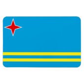 Aruba Flag Magneet (Horizontaal)