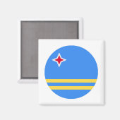 Aruba Flag Magneet (Voorkant / Achterkant)