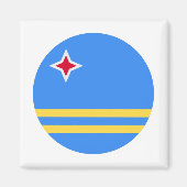 Aruba Flag Magneet (Voorkant)