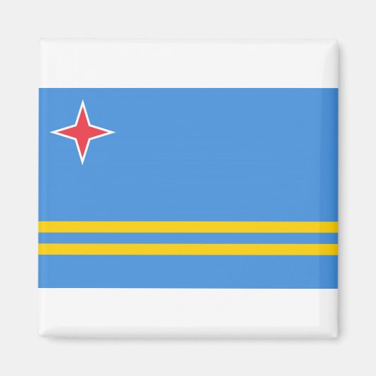Aruba Flag Magneet (Voorkant)