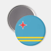 Aruba Flag Magnet (Voorkant / Achterkant)
