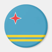 Aruba Flag Magnet (Voorkant)