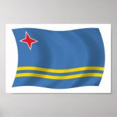 Aruba Flag Poster Print (Voorkant)