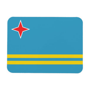 Aruba Flag Premium Magnet Magneet