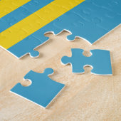 Aruba Flag Puzzle Legpuzzel (Zijkant)