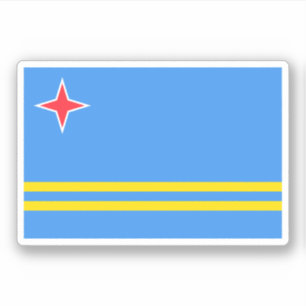 Aruba Flag Sticker