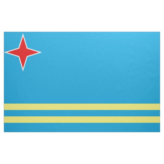 Aruba Flag Stof (Yard (91,4 cm))