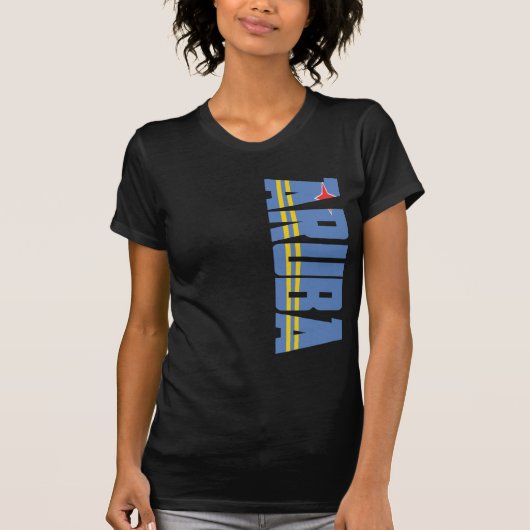 Aruba Flag T-shirt (Voorkant)