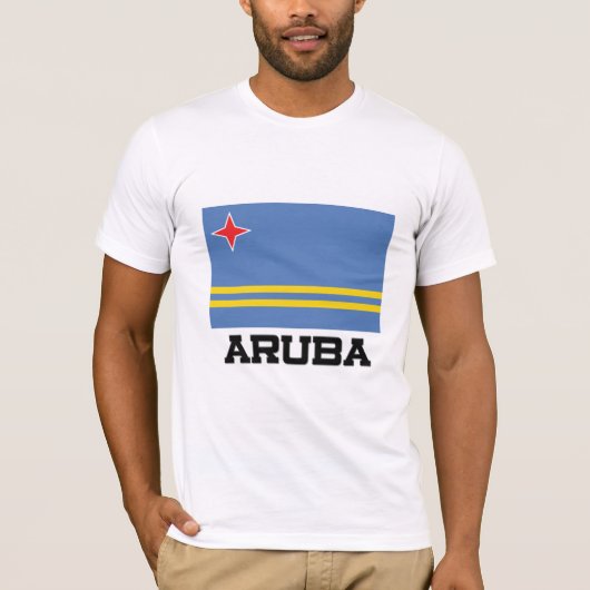 Aruba Flag T-shirt (Voorkant)