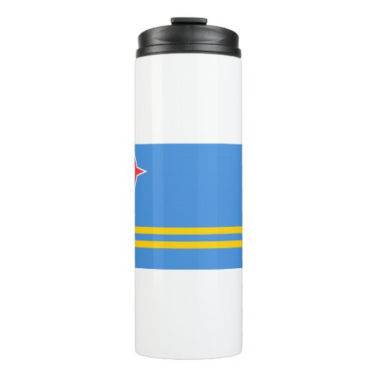 Aruba Flag Thermosbeker (Voorkant)