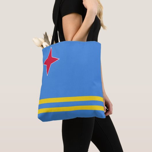 Aruba Flag Tote Bag (Dichtbij)