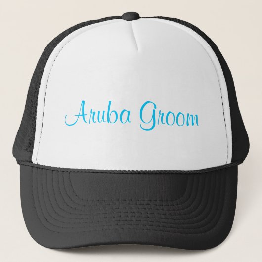 Aruba Groom Print Baseball Pet (Voorkant)