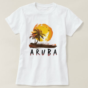 Aruba grunge t-shirt
