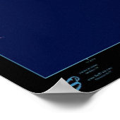 Aruba, het Caribische Satelliet-Poster Poster (Hoek)