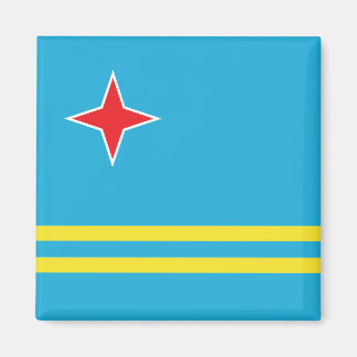 Aruba Hoogwaardige vlag Magneet